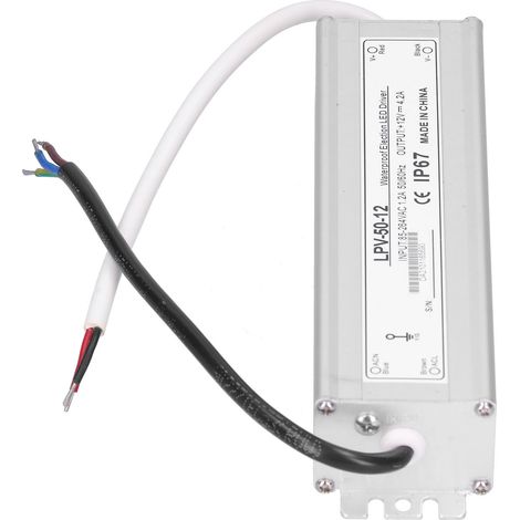 BERM@ (Authorized) DC12V 50W LPV-50-12 Waterproof Switching Power Supply (1/5)