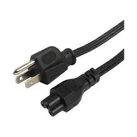 Câble d'alimentation secteur américain à 3 broches pour ordinateur portable - Longueur : 1,2 m, haute qualité (1/2)
