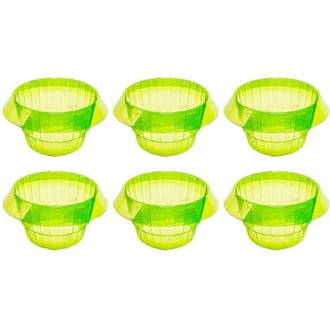 Lot de 6 colliers de protection anti-escargots pour plantes, idéaux pour les projets d'aménagement paysager et les potagers. (1/4)