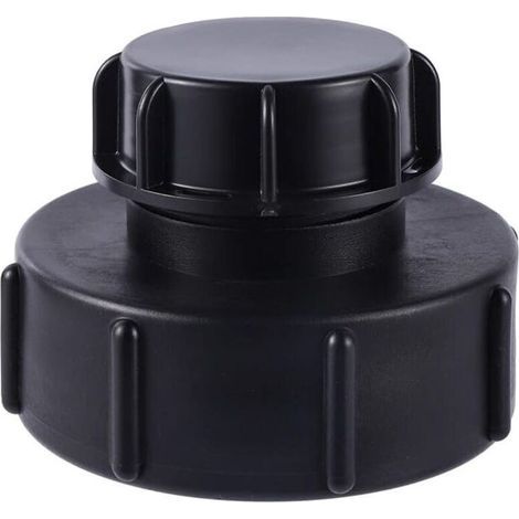 Adaptateur de réservoir IBC S100 x 8 - Pour réduction S60 x 6 - Filetage grossier avec capuchon d'extrémité - Tuyau d'arrosage - Adaptateur pour robinetterie (1/4)