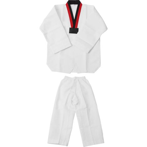 Weiße Taekwondo-Anzüge für Kinder, TKD-Kleidung, WTF Karate Judo Taekwondo Dobok (1/5)