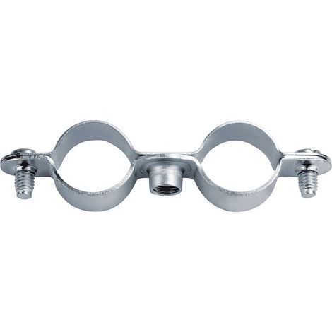 Collier Double acier zingué - Pas 7x150 Ø18 - Boite de 50