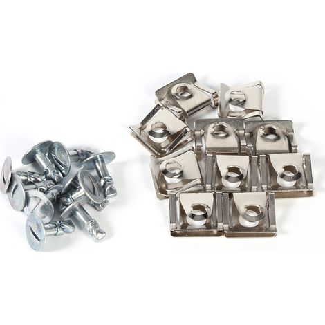 10 vis et clips métalliques de soubassement moteur Skoda 8D0805121 (1/5)
