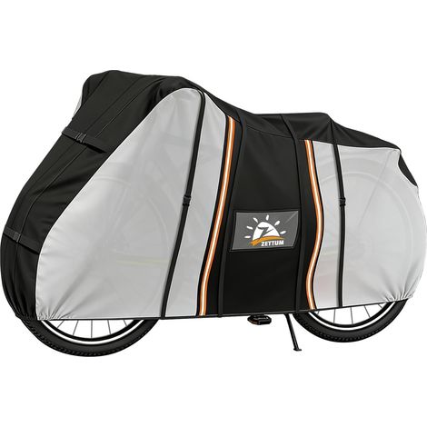 Housse de vélo pour 2 vélos – Housse de vélo 600D imperméable Housse de vélo pour 2 vélos électriques vélo de Route, vélo Hybride, vélo de Plage, Scooter et Plus Encore (Transparente)