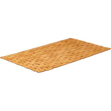 Rutschfeste Bambusmatte 40×70 cm (1/4)