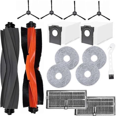 Pour balais à franges Dreame L10s Pro Ultra Heat/X30 Ultra avec filtre de brosse latérale principale (1/5)