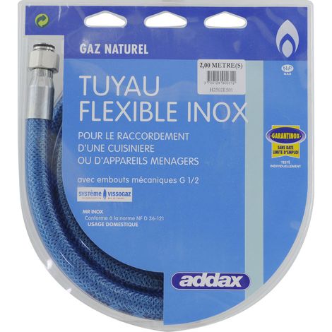 Flexible Inox Gas Naturale 2m - Addax