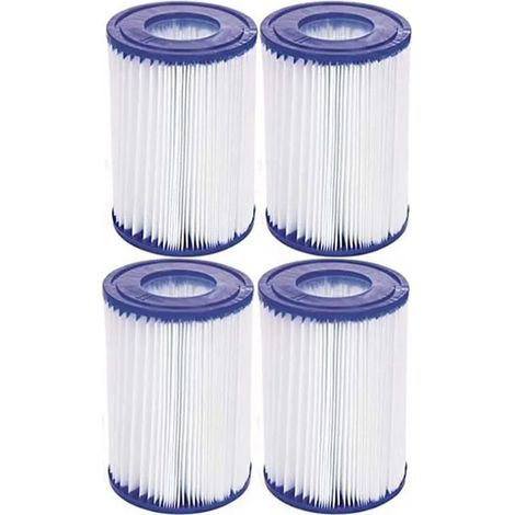 Cartouches de filtration pour Pompe Piscine - Bestway Type 2 FD2137 - Couleur blanche