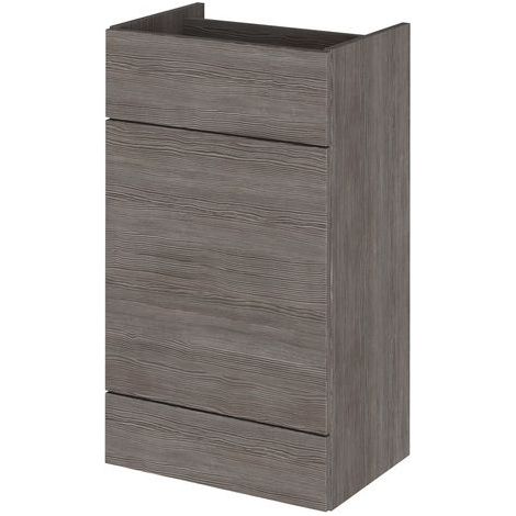 Hudson Reed Fusion Anthracite Woodgrain 500mm Toilet Unit - OFF546 (1/4)
