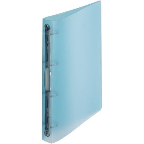 Classeur 4 anneaux plastique Viquel A4 dos 3,5 cm couleurs pastel translucides assorties - Lot de 12 (1/5)