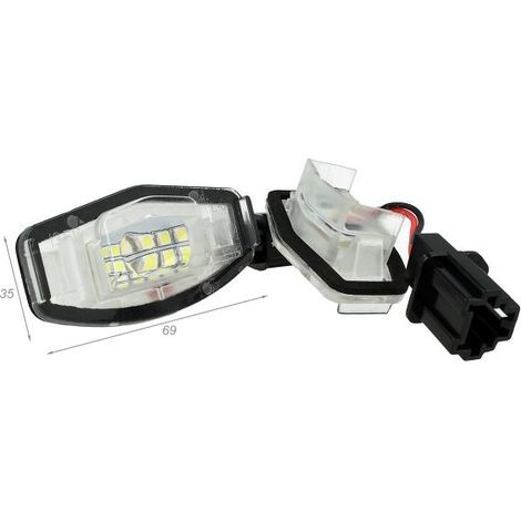 Kit Luci Targa Led Honda Accord MR-V Pilot Civic MK4 Acura MDX TL ILX OEM 34100S0A013 34106SNBA01 (1/3)