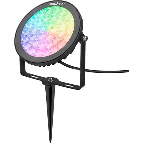 Faretto da giardino a LED con controllo RF/WiFi 15W RGB+CCT