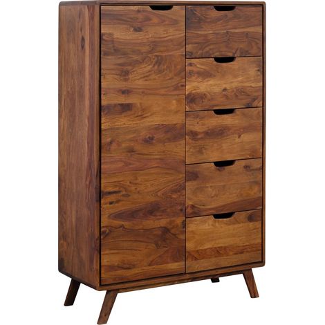 Commode 90x40 Palissandre laqué Noisette MALMÖ 2 109 (1/3)