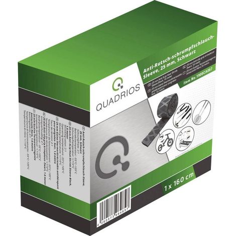 Quadrios Tubo Termorretráctil Standard Negro 1,60 m