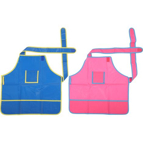 2Pcs Children's Painting Apron Smock Waterproof Art Craft Kids DIY Drawing Tools (1/5)