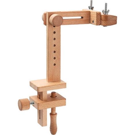 Adjustable 360-Degree Rotating Wooden Stitch Frame, Desk Cross Stitch Rack, Cross Stitch Frame, Stitch Holder (1/5)