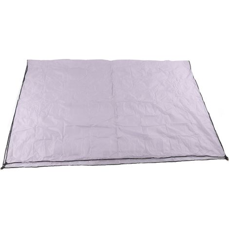Bâche d'ombrage 3x4m Gris Toile occultante anti-UV 98% avec œillets (1/4)