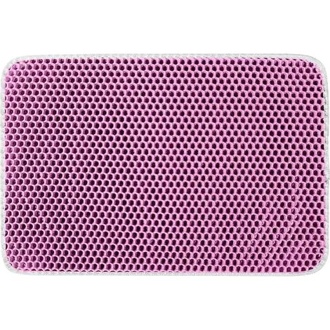 Alfombra Para Arena De Gato - Doble Capa Con Estructura De Panal - Filtración Eficiente - Impermeable Y Antideslizante - 60x40 Cm (1/5)