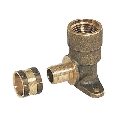 Comap – Raccord PER à glissement – Applique longue – Femelle 1/2 (15x21) – Diamètre ⌀16x1,5 – Hauteur 48 mm – Non démontable pour installations sanitaires