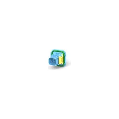 Connecteur Series Heavy Duty Sealed 1.6X0.6 femelle 6voies bleu