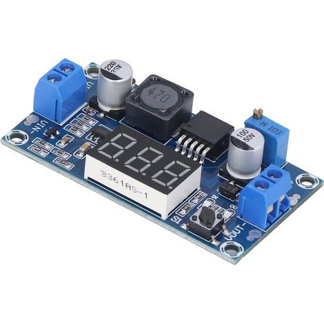 Module élévateur de tension CC-CC avec affichage numérique, carte de circuit imprimé régulateur XL6009, sortie 3 A, 5-32 V (1/5)