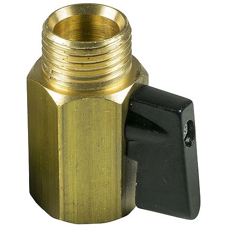 Vanne d'arrêt 1/2"AGxRp1/2" pour pompe à eau chaude sanitaire Comfort.