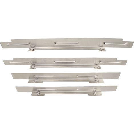 4 Windschutzgitter aus Edelstahl für 91 cm (36 Zoll) Kochfeld, stabile Verbrennung, verstellbares Windschutzgitter für den Hausgebrauch (1/5)