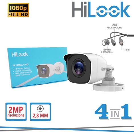 BULLET 2MP 2,8MM IR20 IP66 4IN1 FULL HD