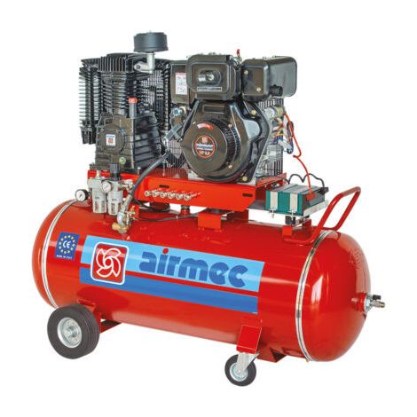 AIRMEC CRD 509 Motocompressore 500 litri Motore 9,6 HP DIESEL