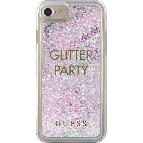 Coque Guess Liquid Glitter Party violette pour iPhone 6 (1/3)