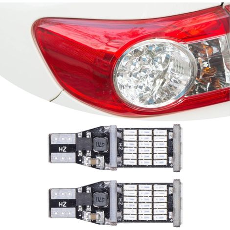 Ampoule LED T15 W16W pour phare de voiture (recommandée pour l'Asie du Sud-Est), lumière bleue (1/5)