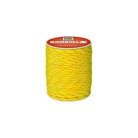 CARRETE CORDON FANTASIAPOLIESTER 4MM/60MTL AMARIL FL - EHLIS