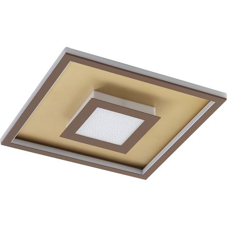 Lindby LED 'Pekela' in Marrone da Alluminio