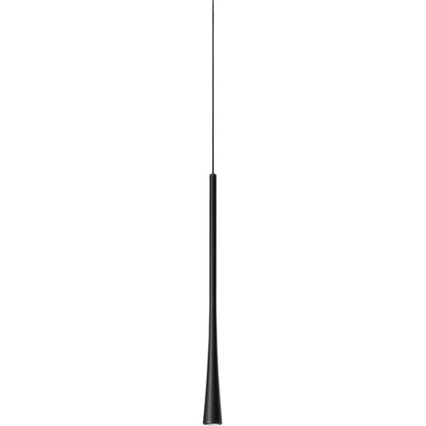 Dafne Sp/I - Lampe À Suspension Simple Encastrable 7W Led 3000K Faisceau 38° Finition Noir Satiné Avec Rosace Noire - Gealuce (1/3)