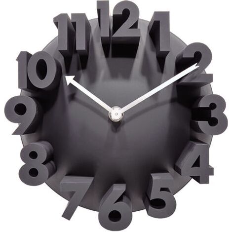 Horloge Murale Bois 10pouces,Horloge Murale Silencieuse,Moderne Silencieuse Pendule Murale,Ronde Murale Horloge Facile à Lire,Horloge Murale Ronde pour Décor Chambre Cuisine Domicile Salon Bureau(Noir