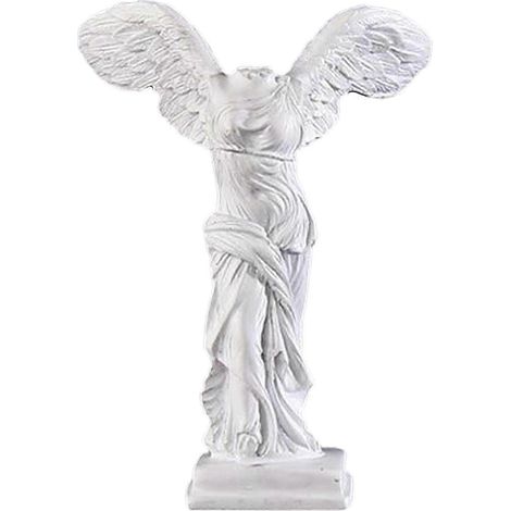 Sculpture abstraite en résine, statue, style rétro, bronze, petite taille.-White  Small