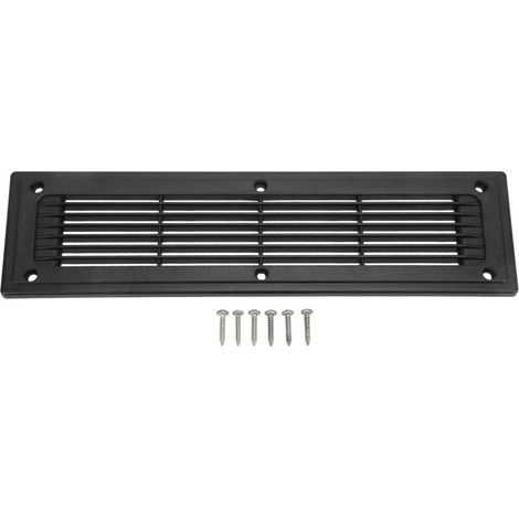 Grille d'aération rectangulaire pour camping-car, bus et remorque - Dimensions 30x8 cm (1/5)