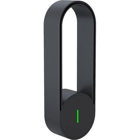 Mini ioniseur USB silencieux. Anti-poussière, fumée. Pour voiture, maison, bureau, cuisine, animalerie, toilettes. Noir. (1/5)