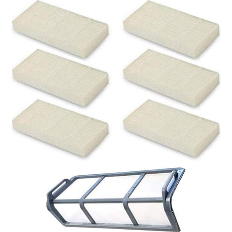 1x pré-filtre & 6x filtres HEPA pour AMIBOT Pure, Pulse & Prime Pré filtres