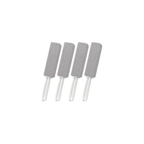 4-teiliges Bimsstein-Toilettenbürsten-Set, geeignet für die Toilettenreinigung, Entkalkung und allgemeine Haushaltsreinigung - Crezuo