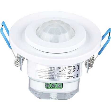 V-TAC 5091 Unterputz Bewegungsmelder 360 °  Weiß IP20
