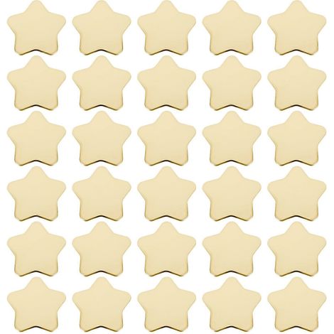 30 assiettes en papier jetables dorées en forme d'étoile, dorées (1/5)