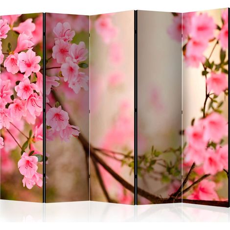 Paravento - Pink azalea II [Room Dividers] - 225x172 (1/4)