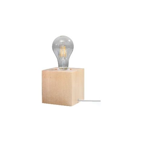 Lámpara de mesa Sorel madera natural (1/5)