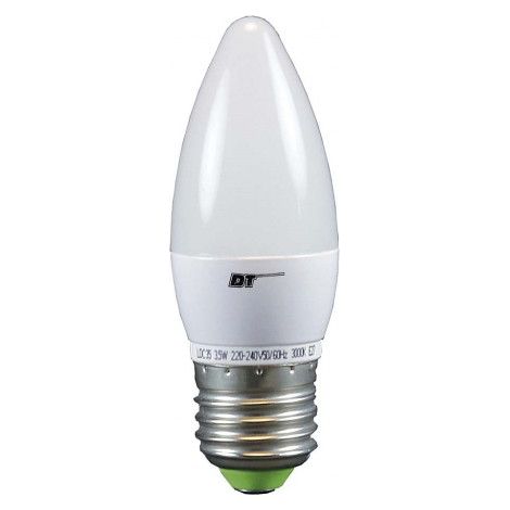 BOMBILLA MINI VELA LED 4W E-27 FRIA - JS CORP.