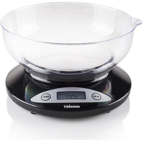 Balanza cocina electrica con bol 2 kg tristar (1/4)