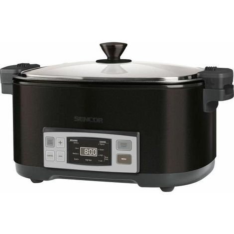 Sencor SPR-5508BK Schongarer schwarz 6 Liter elegantes Design