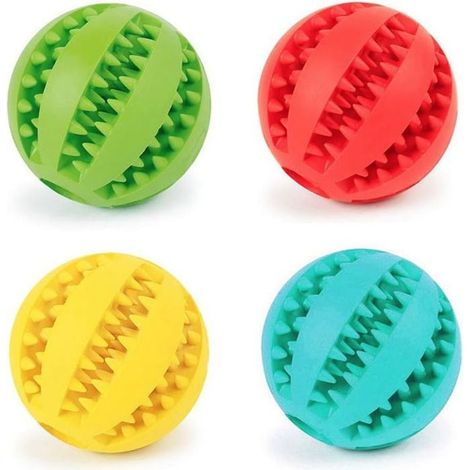 BALLE - FRISBEE Ensemble de jouets pour chien en coton naturel, jouet à mâcher pour chien, balle brosse à dents pour chien
