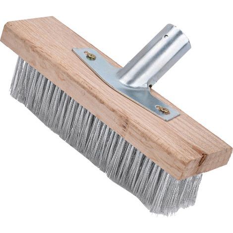 Generic Tête de Brosse Métallique, Surface Boisée en Pin Propre (1/5)