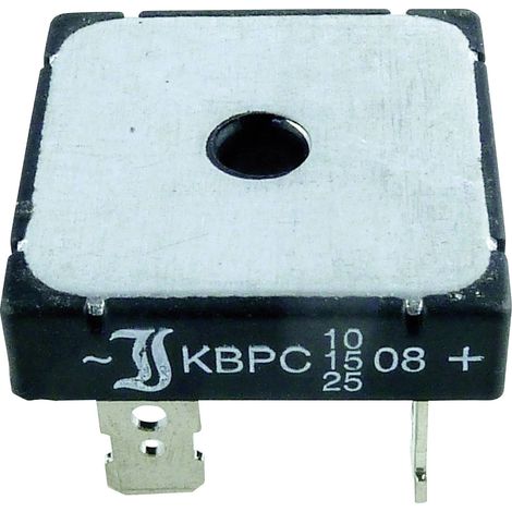 Diotec KBPC10/15/2502FP Pont redresseur KBPC 200 V 25 A Monophasé (1/5)